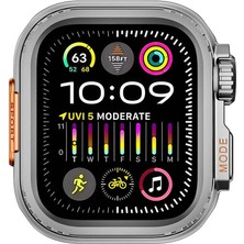 Mena Rise Ile Uyumlu 44MM To Ile Uyumlu Ultra 49MM Kasa Dönüştürücü Gard 33 Gri