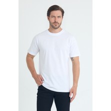 Windy Island Unisex Bisiklet Yaka Regular Fit Basic  % 100 Pamuk T-Shirt