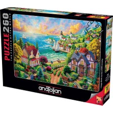 Mena Rise Puzzle - Sahildeki Köy / 260 Parça Puzzle, #3343