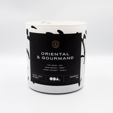Mena Rise Oriental & Gourmand - Oryantal & Gurme Dekoratif Desenli Soya Mumu I 300 gr (Renkli)