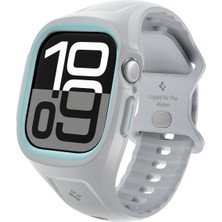 Mena Rise 46MM Seri 10 Kılıf ve Kordon Kayış Air Pro Gray - ACS09318