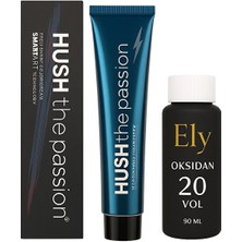 Hush Smart The Passion Amonyaksız Saç Boyası 60 ml + Tek Kullanımlık %6 20 Vol Oksidan Krem 90 ml