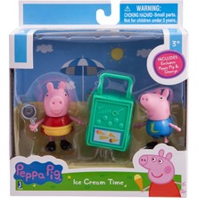 Smiggle Peppa Pig - Dondurmacı Peppa ve Kardeşi George Figür Oyuncak Seti