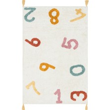Kalesta Halı Candy Baby 02 %100 Pamuk Naturel Malzeme ile Üretilmiş Kaymaz Bebek Çocuk Halısı