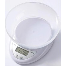 Mena Rise B05W Kaseli Pilli Mutfak Tartısı Ekran Terazi