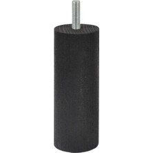 Mena Rise Ahşap Mobilya Koltuk Kanepe Ayağı Vida Çapı 10 mm Siyah