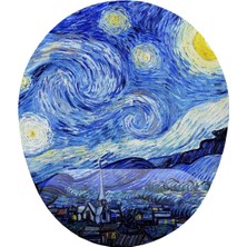 Mena Rise Fikirler Van Gogh Starry Night Bilek Destekli Mouse Pad