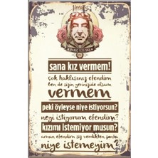 Mena Rise Şener Şen Replik Retro DRTR0100 Ahşap Mdf Tablo