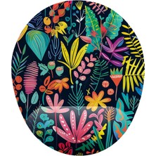 Mena Rise Çiçek Desenli Bilek Destekli Mouse Pad