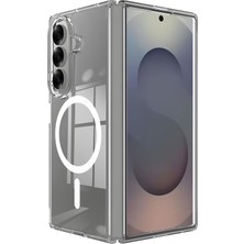 Piyasa Sepeti Galaxy Z Fold 7 Mika Sararmaz Şeffaf Sert Magsafe Kılıf