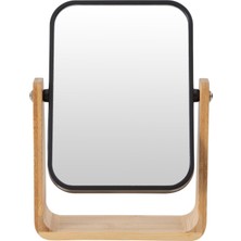 Mena Rise Concept Bambu Büyüteçli Ayna Siyah 16X5.8X21.8