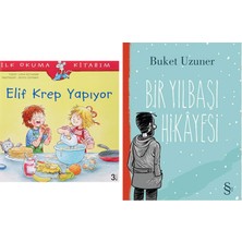 Everest Yayınları Elif Krep Yapiyor Ilk Okuma Kitabım + Bir Yılbaşı Hikayesi
