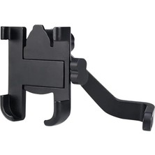 Mena Rise Bisiklet ve Telefon Tutucu, 360° Dönebilir, Ayarlanabilir, Metal Malzeme, Siyah