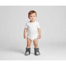 Gigi Giyim Hayvan Nakışlı Erkek Bebe Panduf