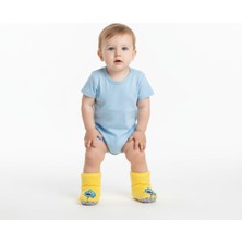 Gigi Giyim Mikrop Nakışlı Erkek Bebe Panduf