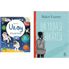 Everest Yayınları Küçüklere Uzay Etkinlik Kitabı: Çıkartmalı + Bir Yılbaşı Hikayesi