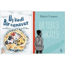 Everest Yayınları Üç Kedi Bir Canavar + Bir Yılbaşı Hikayesi