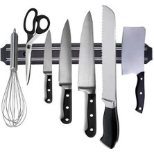 Buffer® Mıknatıslı Paslanmaz Duvar Bıçak Askısı Standı 33 cm  Aparat