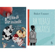 Everest Yayınları Üç Kedi Bir Minik (Ciltli) + Bir Yılbaşı Hikayesi