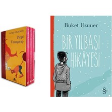 Everest Yayınları Pippi Uzunçorap Serisi Kutulu Özel Set + Bir Yılbaşı Hikayesi