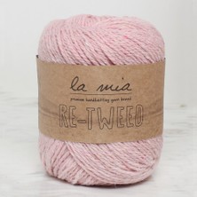 La Mia Re-Tweed Açık Pembe Melanj El Örgü Ipi - L101 - 34414