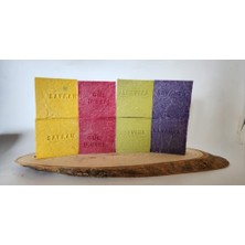 Doğal Üretim Sabunu Karışık (Safran-Gül-Lavanta-Aleovera) 8'li Set