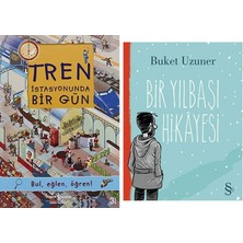 Everest Yayınları Tren Istasyonunda Bir Gün: Bul, Eğlen, Öğren! + Bir Yılbaşı Hikayesi