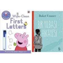 Everest Yayınları Peppa Pig: Practise With Peppa: Wipe-Clean First Letters + Bir Yılbaşı Hikayesi