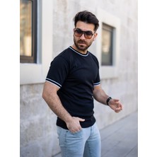 ahmetkoc collection Triko T-Shirt Siyah Renk