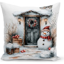 Bertille Home Yılbaşı Serisi Çift Tarafı Dijital Baskılı Kırlent Kılıfı (Christmas Noel Cushion Cover)