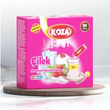 FRY Koza Tek Içimlik Çilek Aromalı Toz Içecek 50'li