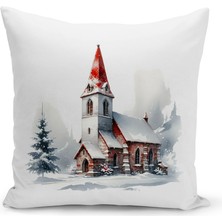 Bertille Home Yılbaşı Serisi Çift Tarafı Dijital Baskılı Kırlent Kılıfı (Christmas Noel Cushion Cover)