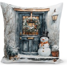 Bertille Home Yılbaşı Serisi Çift Tarafı Dijital Baskılı Kırlent Kılıfı (Christmas Noel Cushion Cover)