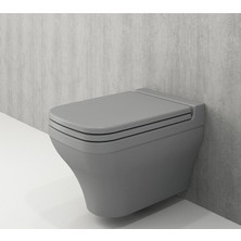 Bocchı Scala Asma Klozet Mat Gri Kapak Hariç 1080-006-0128