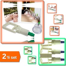 Hereveoyuncak 6 Parça Vakumlu Kuppa Çekme + Hacamat Pompası 2 Parmak - 2li Set S2A6X1