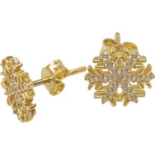 Genel Kar Tanesi Vidalı Küpe 14 Ayar Altın Hd Videolu