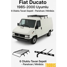 Trobus Fiat Ducato 1985-2006 Uyumlu 6 Oluklu Tavan Sepeti - Panelvan / Minibüs