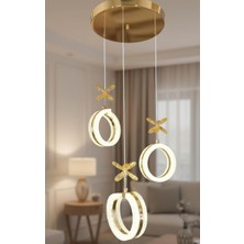 Marsel Lighting ALYA3LÜ Gold Avize