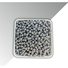 Heraldis Renkli Inci Boncuk Gümüş Gri 6 mm Boncuk-Takı ve Dıy Için Uygun- ST-08M6 (205 Adet)