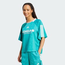 Adidas Sportswear JL9214 Tiro x Common Goal Jakarlı Tişört