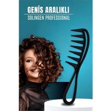 Tp Bfs  Geniş Dişli Stil Tarağı Karbon Solingen Professional