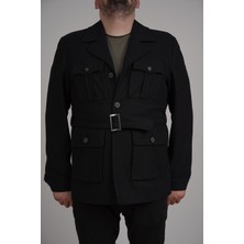 Kadir Büyükkaya Modern ve Şık Erkek Safari Mont - Viskon Pamuk ve Polyester KARIŞIMLI-KAV9125W