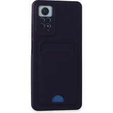 Xiaomi Redmi Note 11 Pro Kılıf Kelvin Kartvizitli Silikon - Derin Mor - FKU2198-5618