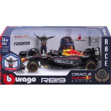 Toyfest 1:24 Formula 1 Red Bull RB19 Max Verstappen Metal Model Araba Gerçekçi Koleksiyon Ürünü