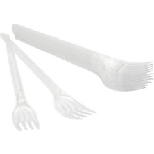 Uplass Plastik Lüks Çatal 50'li 1 Adet