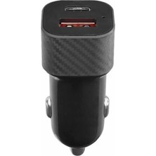 Araç Içi Hızlı Şarj Soketi 38W Oto Çakmaklık Type-C Araba Çakmaklık