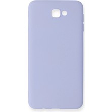 Samsung Galaxy J7 Prime Kılıf Nano Içi Kadife Silikon - Lila - FKU3337-2822