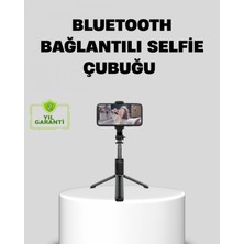 Marsilyan- Bluetooth Selfie Çubuğu – 360° Dönebilen Başlık, Kablosuz Bağlantı