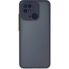 Xiaomi Redmi 10C Kılıf Montreal Silikon Kapak - LACIVERT-(5796) - F095K935-U62095