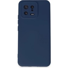 Xiaomi Mi 13 Kılıf Nano Içi Kadife Silikon - LACIVERT-(5796) - F498K609-U89498
